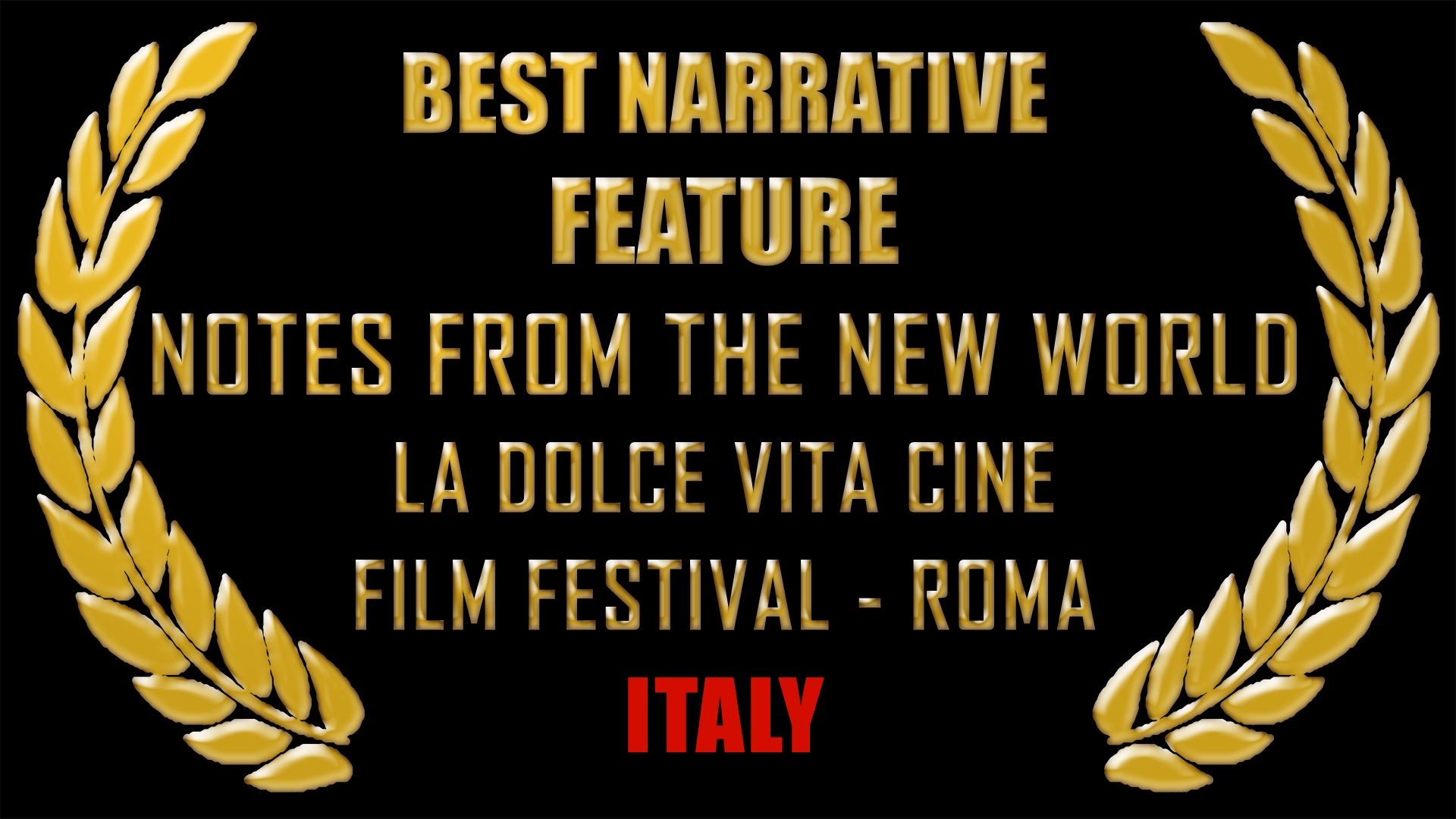 Best Narrative Feature, Italy